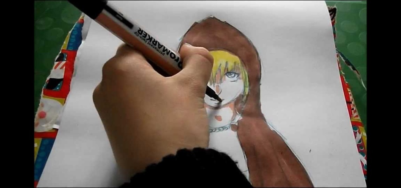 Draw a Manga Girl in a Cape