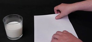 Make invisible ink with milk and an iron