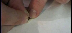 Make a miniature polymer clay fingernail for a doll