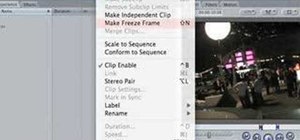 Create a freeze frame effect in Final Cut Pro