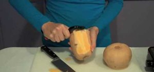 Peel and cut butternut squash