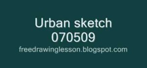 Make an urban environment neighborhood drawing