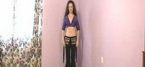 Learn basic posture for tribal fusion belly dance