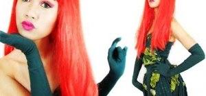 Make your own Poison Ivy supervillain costume