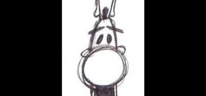Draw a cartoon horse head