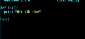 Enable Code Syntax Highlighting for Python in the Nano Text Editor