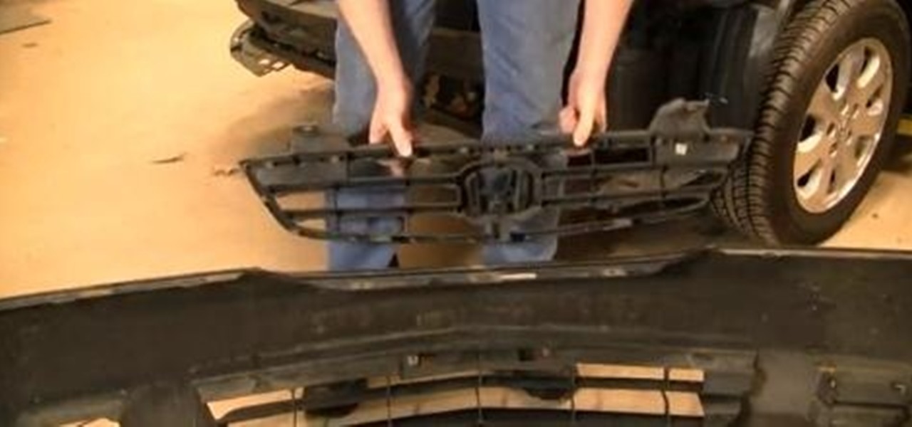 Fix a Broken Front Grille on a 1999-2004 Honda Odyssey