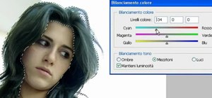 Change the color of dark hair in Photoshop