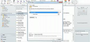 Create Quick Steps in Microsoft Outlook 2010