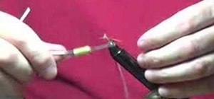 Tie a Brown Bivisible Trout Fly for fly fishing