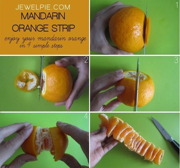 The Cleanest & Easiest Way to Eat a Mandarin Orange Without Peeling