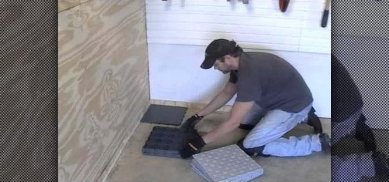 Install Snap Together Tile In A Garage, How To Install Snap Tile Flooring