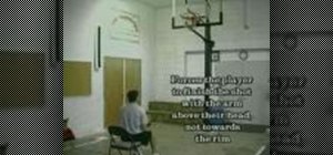 Practice chair follow-through drill for basketball