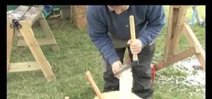 Make a butter knife out of sycamore wood
