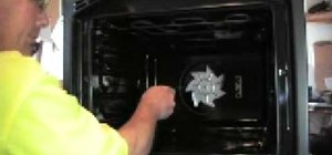 Change the fan oven element on an AEG cooker