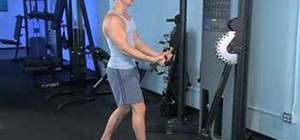 Strengthen your biceps with standing cable curls