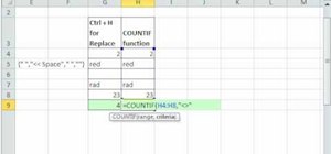 Remove spaces from a Microsoft Excel formula