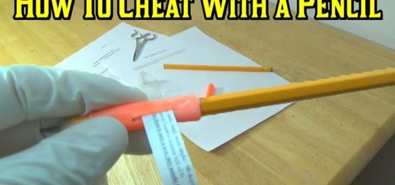Cheat on a Test with a Pencil!