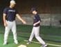 Practice the backside pivot drill in baseball