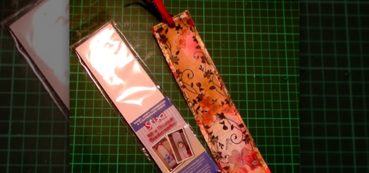 Make a Stix2Anything Stamped Vintage Bookmark with Foil Edges