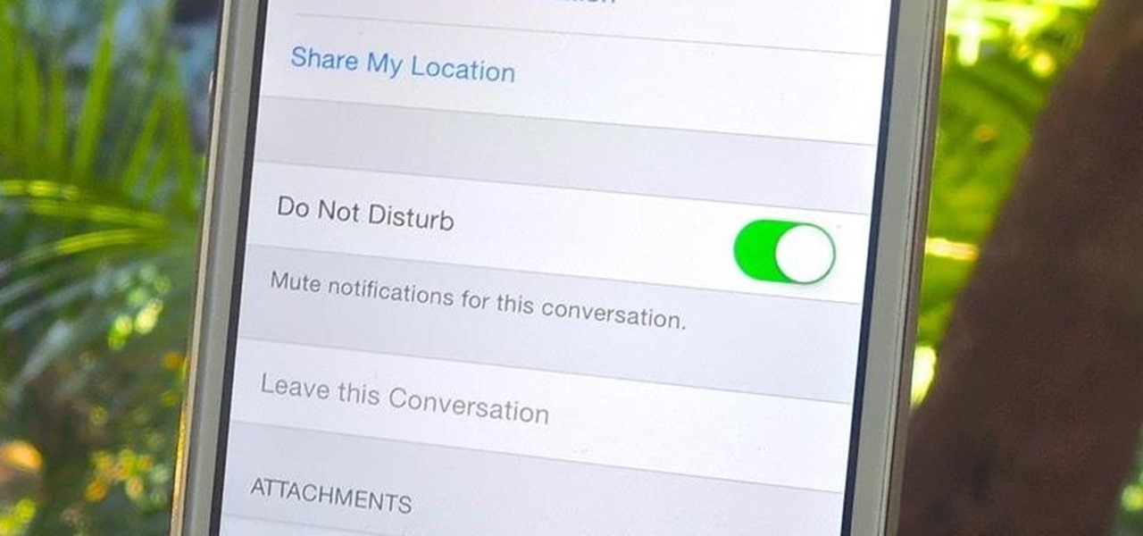 How to Silence Notifications for Specific Message Threads in iOS 8