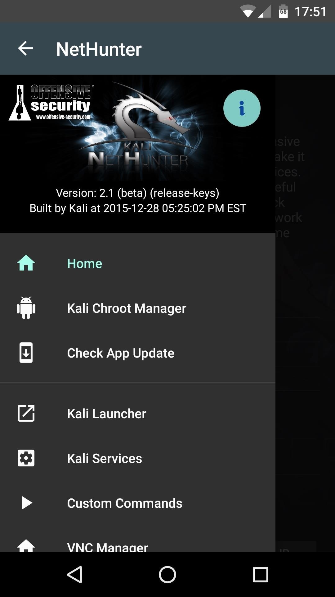How to Build and Install Kali Nethunter (The New Version) On a Supported Android Device Running Android 6.0.1