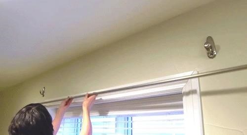 How to Hang Curtains Without Making Holes in the Wall