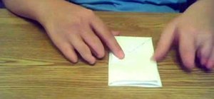 Make a paper football for distance