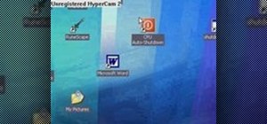 Make a desktop icon to shutdown your computer