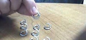 Chainmail a spiral pattern