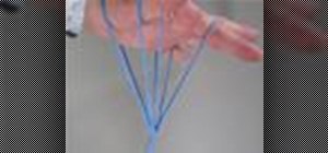 Create a string figure Parachute / Tent