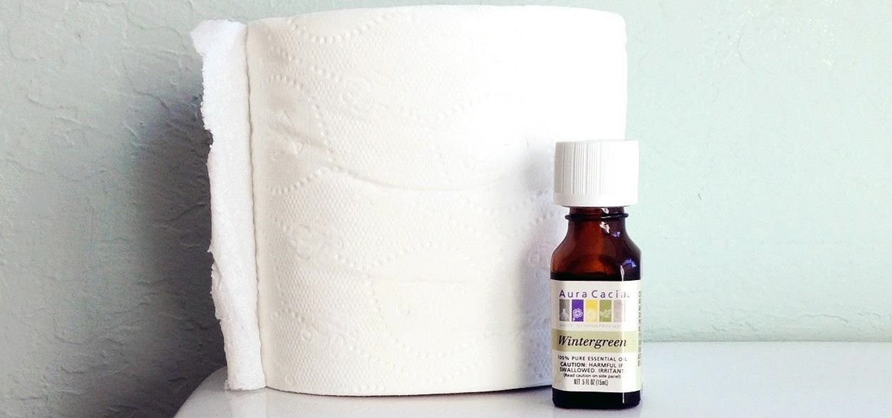 Add Essential Oil to Toilet Paper to Eliminate Bathroom Odors
