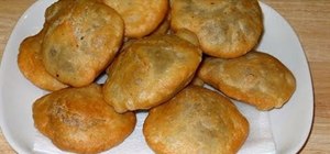Make Indian khasta kachori (spicy puffed pastry)