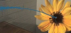 Make a clown style squirting flower for pranks