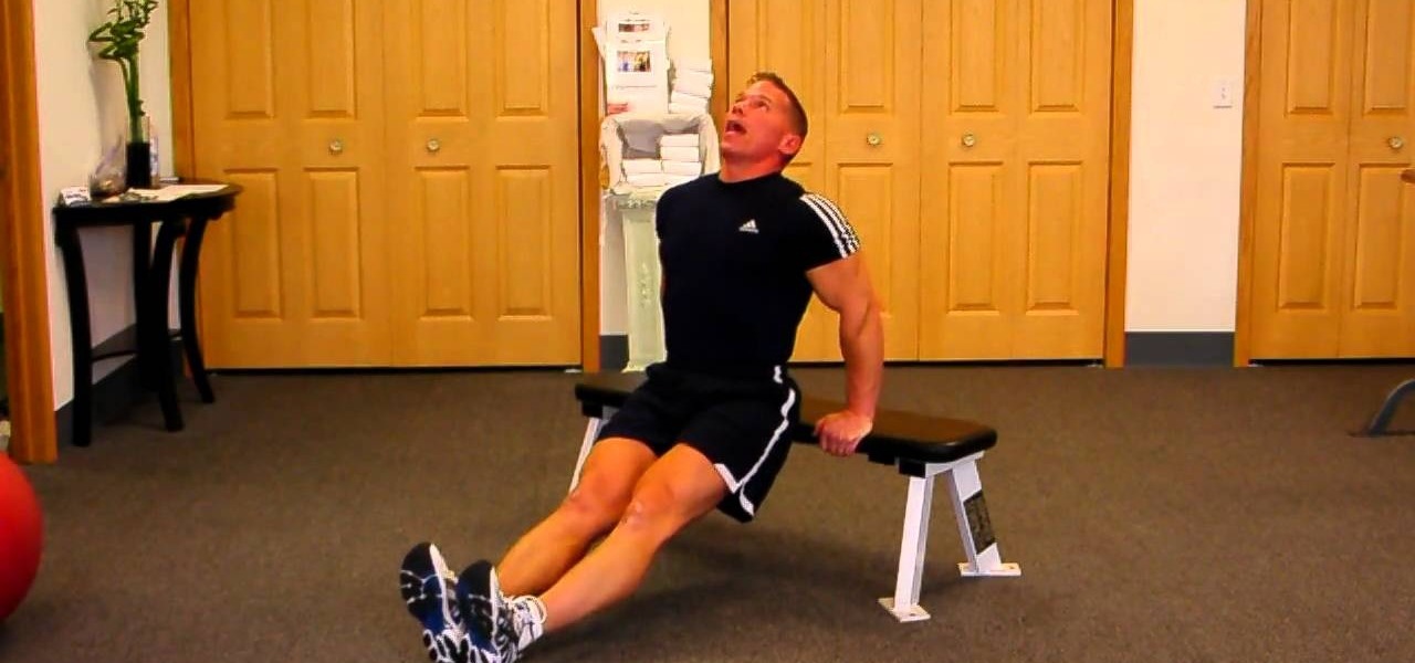 How to Do seated dips to tone and tighten your triceps « Body Sculpting ::  WonderHowTo