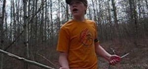 Make a survival bow and arrow for small game