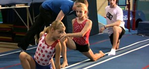 Perform warmup stretches for children's sports and activities