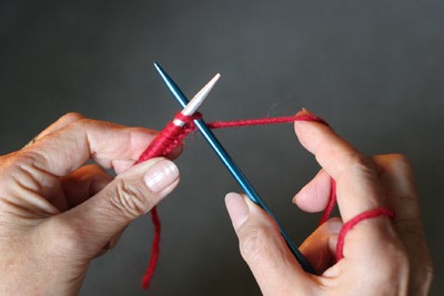 How to Knit the Knit Stitch