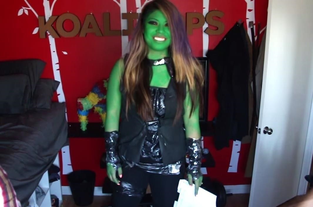 Go Green This Halloween with These DIY Gamora Makeup Looks