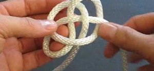 Tie a Button Knot lanyard