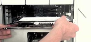 Remove the video card and RAM riser boards from an Apple Mac Pro