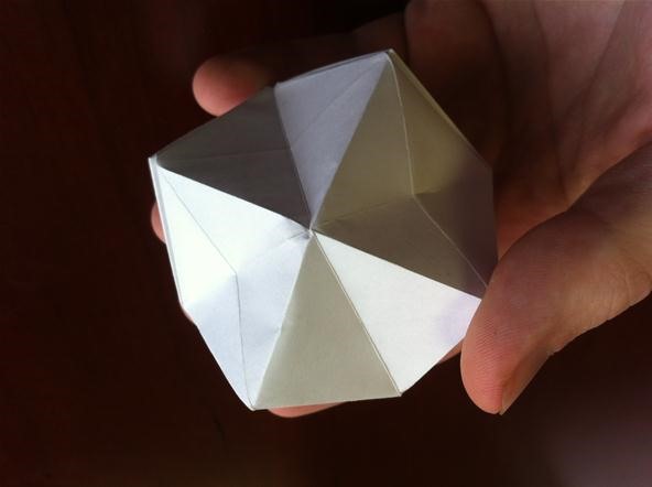 How to Fold a Textured Origami Ball