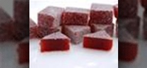 Make delicious soft, sugar coated strawberry jelly candies