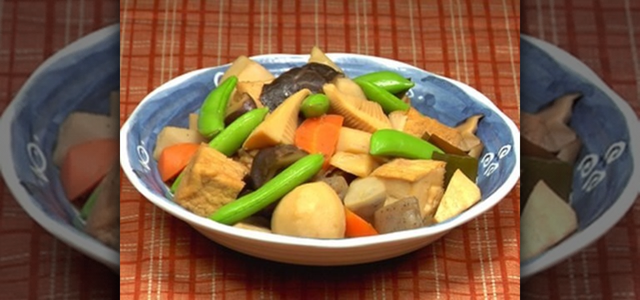 Make Vegetable Tofu Nimono (Japanese Tofu Stew)