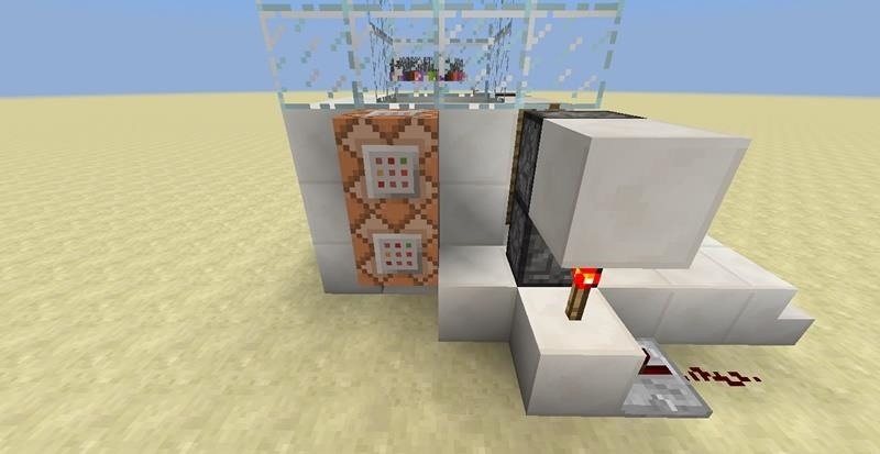 How to Make Elevator with Minecraft 1.9 Command Blocks