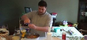 Make meatballs using a meat grinder
