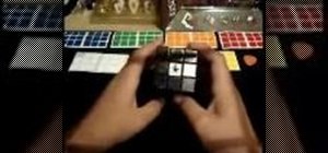 Apply Rubik's cube stickers
