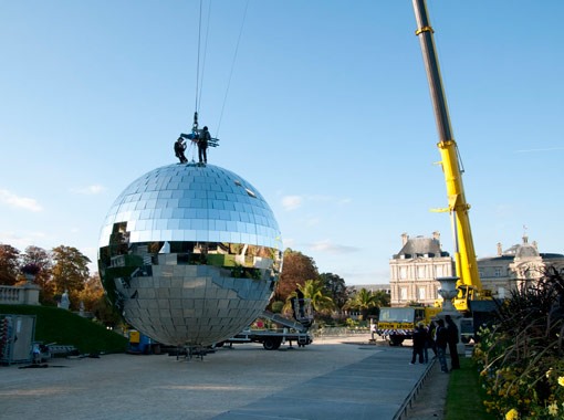 Party in Paris (Under the Biggest Disco Ball in the World)