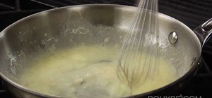 Make beurre blanc butter sauce