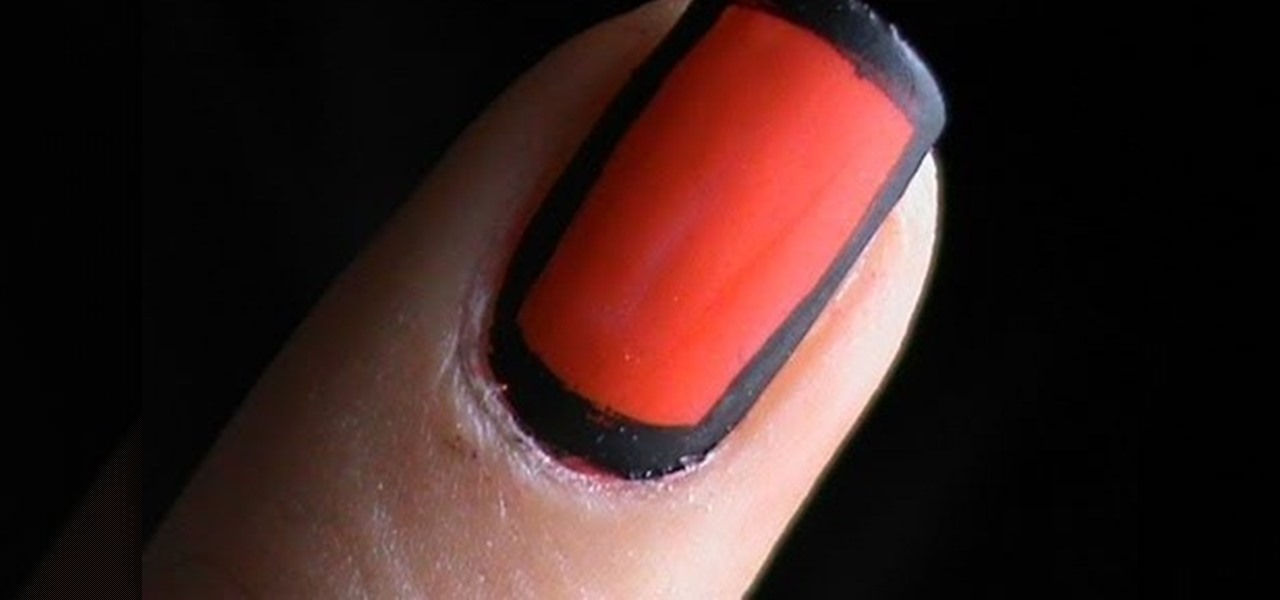 How to Do Border Nail Art Design?! « Nails & Manicure :: WonderHowTo